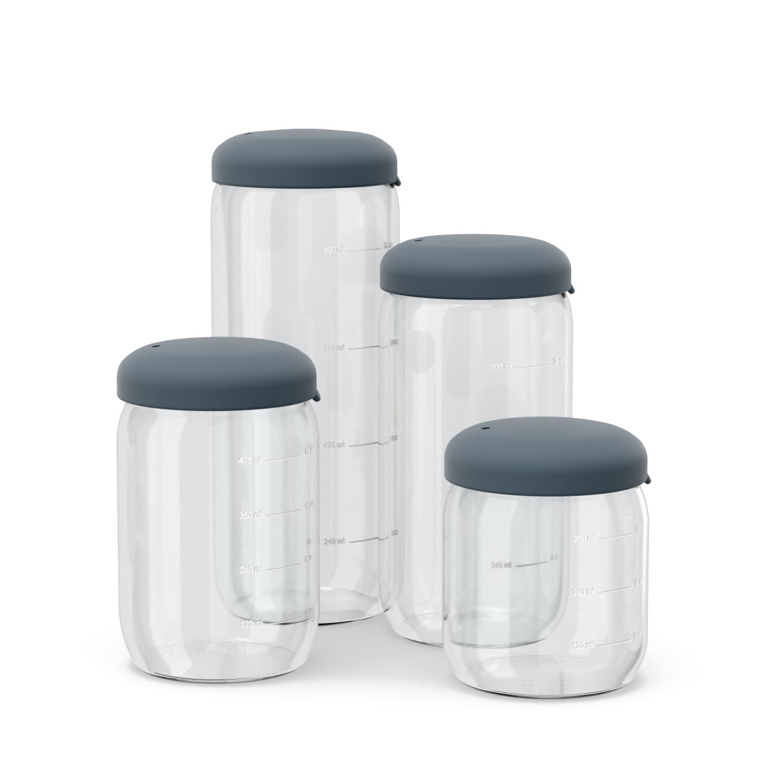 Food Storage Jar in Borosilicate Glass 25 oz - Storm