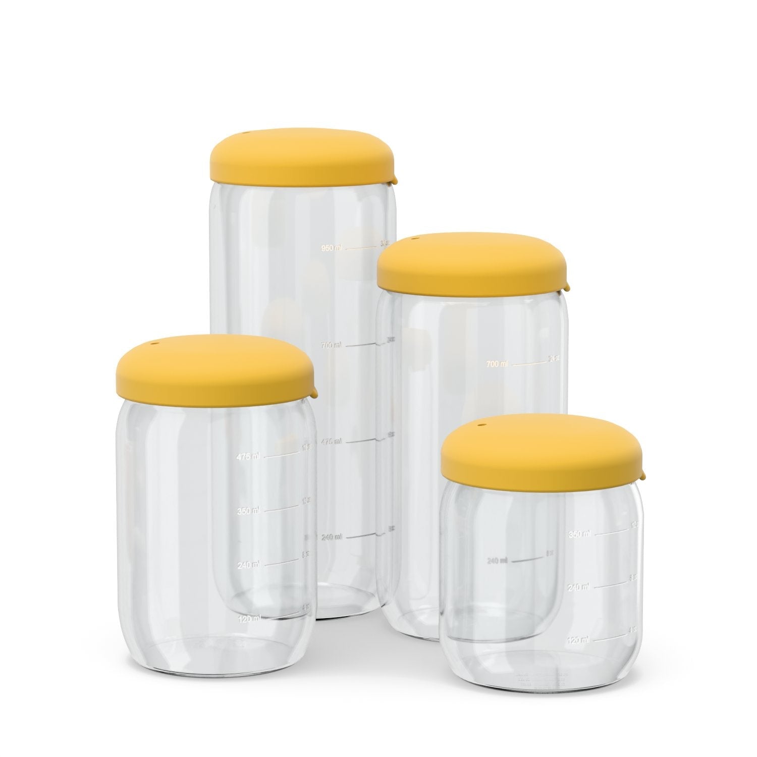 Food Storage Jar in Borosilicate Glass 25 oz - Mimosa